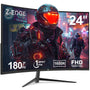 Z-Edge 24 Zoll Curved Gaming Monitor 180Hz 1ms - Schwarz