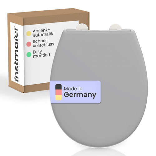 instmaier Alma WC-Sitz Absenkautomatik – Manhattan Grau