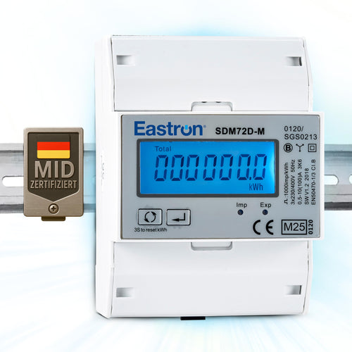 SDM72DM-V2 3-Phasen Zweirichtungs-Drehstromzähler Modbus