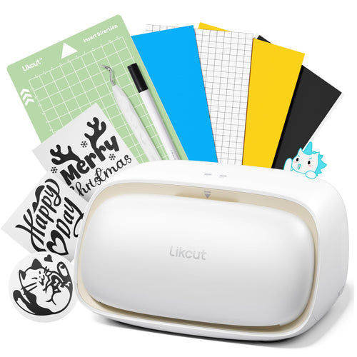 Likcut S501 Mini Schneideplotter Plottermaschine für DIY – Beige