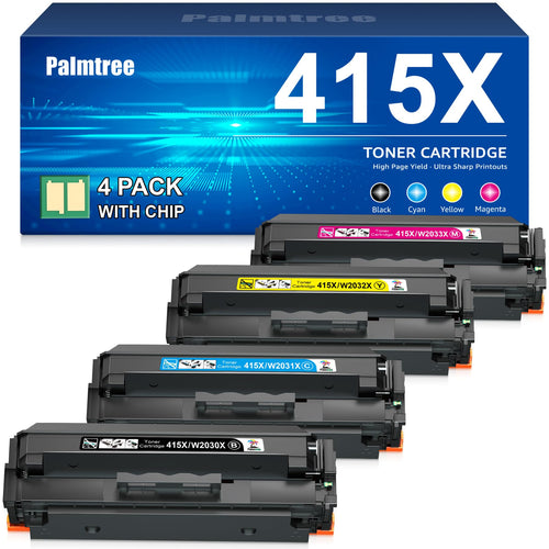 Palmtree Kompatibel für HP 415X Toner Set - 4er-Pack XL