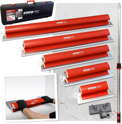 STREND PRO Flächenspachtel Set PREMIUM V2 – 5-tlg. Profi-Set