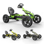 **BERG Rally DRT Green Offroad-Gokart für Kinder:** Grünes, robustes Pedal-Gokart für Kinder, konzipiert für Fahrten auf unebenem Terrain.