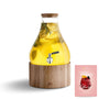 SPRINGLANE Gloria Glas Getränkespender 5.5 L - Holzständer & Edelstahl. Runder Glasbehälter mit Zapfhahn auf Ständer, für Kaltgetränke.