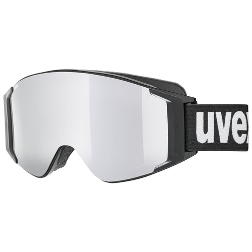 Uvex g.gl 3000 TOP Skibrille – Wechselscheibe Schwarz: Gewölbte, schwarze Skibrillenscheibe. Schützt Augen & verbessert Sicht beim Skifahren.