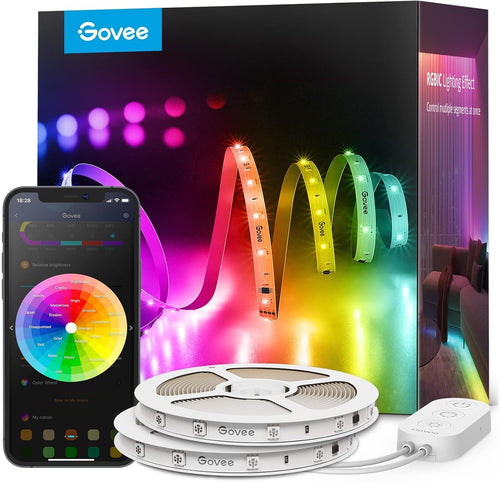 Govee RGBIC LED Lichtstreifen Smart - 30m, App & Sprachsteuerung