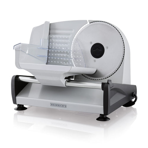 Heinrichs Metall-Allesschneider – Elektrisch, 200W, Edelstahlmesser