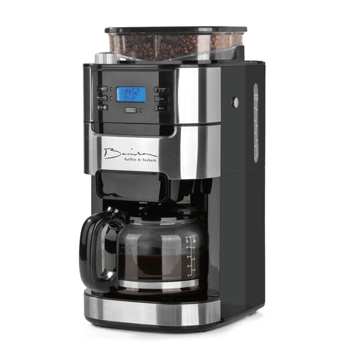Barista Filterkaffeemaschine Mahlwerk 10 Tassen - Edelstahl