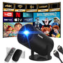 Mini Beamer Tragbarer Smart Projektor 180° - 1080P 4K Dual WiFi