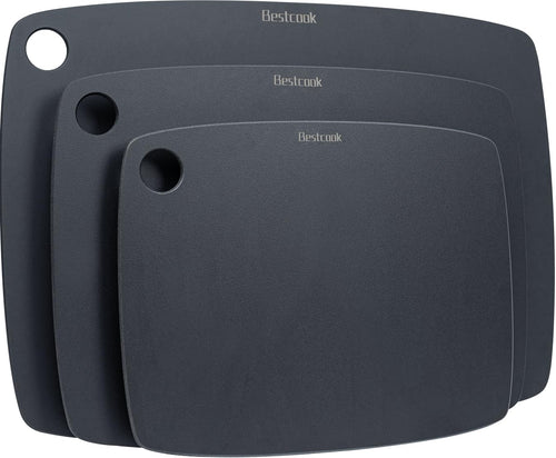 BESTCOOK Holzfaser Schneidebretter 2er-Set - spülmaschinenfest