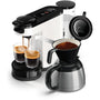 Philips Senseo Switch Pad- & Filterkaffeemaschine - Weiss (HD6592/04). Weiße Kaffeemaschine. Brüht Pad- und Filterkaffee.
