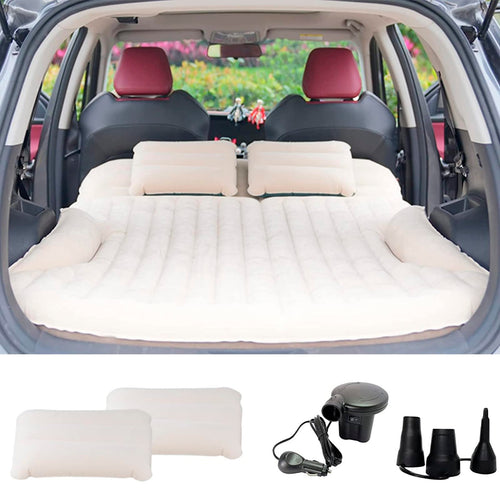 KMZ Automatratze für Rückbank & Kofferraum – Beige/Kaffee