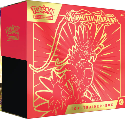 Pokémon: Top-Trainer-Box Karmesin & Purpur – Koraidon