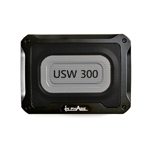 In Phase USW300 Aktiver Untersitz Subwoofer 300W - Schwarz