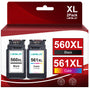 LOFBLAT PG560XL CL561XL Druckerpatronen für Canon Multipack. Schwarze & farbige Patronen zum Ersetzen & Drucken in Canon-Druckern.