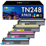 GPC IMAGE Kompatibler Toner für Brother TN-248 XL - CMYK 4er-Pack