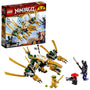 LEGO Ninjago 70666 Goldener Drache Actionfigur. Goldener, vierbeiniger Drache mit beweglichen Gliedmaßen und Flügeln. Ermöglicht das Nachspielen von Szenen aus der Ninjago-Serie.