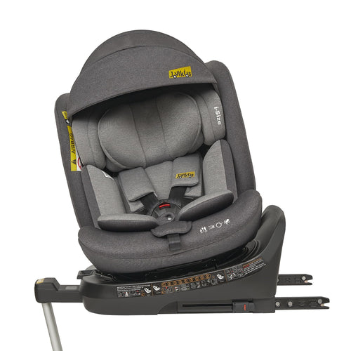 Jovikids 360° Kindersitz i-Size Reboarder ISOFIX - Grau