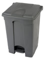 Probbax so-1245-gry Abfalleimer, ein 60 cm hoher, mehrfarbiger Behälter zum Sammeln und zur Trennung von Abfall.
