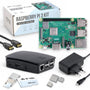 Raspberry Pi 3 B+ Starter-Set mit Gehäuse & 64GB SD Karte. Grüner Single-Board-Computer im Gehäuse mit SD-Karte für Lern- & Bastelprojekte.