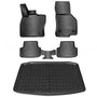 ELMASLINE 3D Matten Set Seat/Cupra Ateca (2017-25) Tiefer Ladeboden