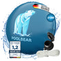 PoolBear Poolkissen Winter 5m XXL – Überwinterung Frostschutz: Aufblasbares Kissen reduziert winterlichen Eisdruck im Pool.