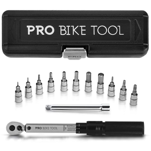 PRO BIKE TOOL Drehmomentschlüssel Fahrrad Motorrad 1/4 Zoll 2-20 Nm