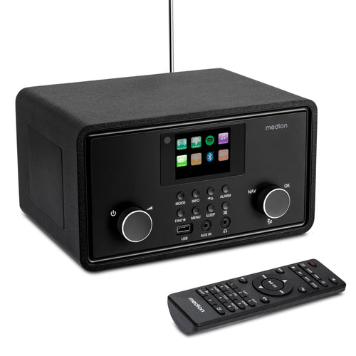 MEDION P85027 Internetradio DAB+ UKW Spotify Connect - Schwarz