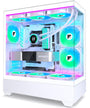 FOIFKIN F1 ATX Mid-Tower Gaming PC Gehäuse - Weiss: Weißes ATX Mid-Tower Gehäuse zum Aufbau eines leistungsstarken Gaming-PCs.