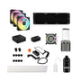 Corsair Hydro X iCUE LINK XH405i Wasserkühlungs-Kit Stahlgrau. Stahlgraues Kit zur PC-Wasserkühlung für effizientes Temperaturmanagement.