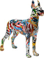 Kare Design Comic Dog Maddox Deko Figur, eine mehrfarbige Hundefigur zur Raumdekoration.