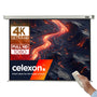 celexon Professional Motor-Leinwand 105" 4:3 220x165 cm. Weiße Leinwand, elektrisch ausfahrbar, für Beamer-Projektionen.
