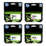 HP 963XL Original Druckerpatronen Multipack - 4er Pack. Rechteckige CMYK-Tintenpatronen. Dient zum Drucken in HP Druckern.