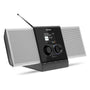 TechniSat MULTYRADIO 600 CD IR Internetradio - Silber/Schwarz. Empfängt Internet, DAB+, UKW, spielt CD, streamt Bluetooth.