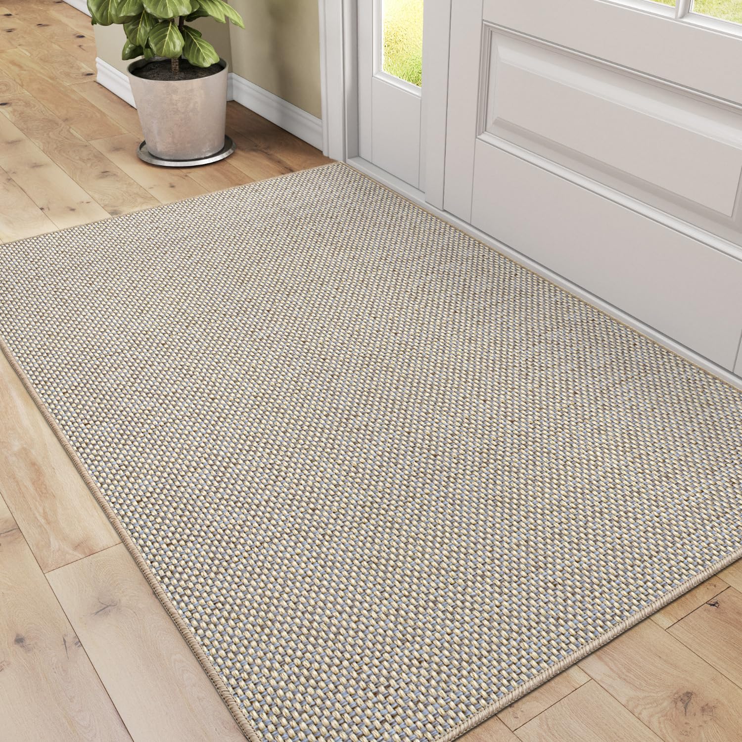 DEXI Schmutzfangmatte Beige 92 x 142 cm –