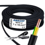 EBROM NYY-J 1x16 mm² Erdungskabel schwarz - 50 Meter. Schwarzes Kabel zur Erdung in Elektroinstallationen.