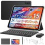 Blackview Mega2 Android 15 Gaming Tablet 12 Zoll - 36GB/256GB, flaches, rechteckiges schwarzes Tablet zum mobilen Gaming.