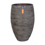 Capi Europe Elegant Deluxe Rib NL Blumentopf 51x72 Anthrazit. Gerippter Blumentopf, 51x72 cm, zur Pflanzenkultivierung.