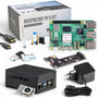 Raspberry Pi 5 8GB Mini-PC Set - PCIe M.2 NVMe 64GB SSD. Grünes, rechteckiges SBC. Mini-PC für Embedded & IoT Projekte.