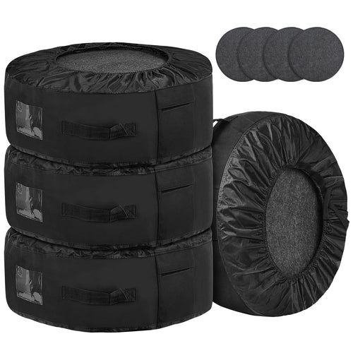 ZATOOTO Reifentaschen-Set für 4 Reifen (bis 20 Zoll) - Schwarz