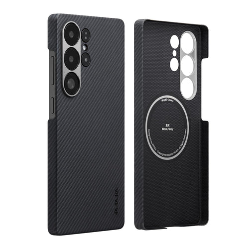 pitaka Samsung Galaxy S25 Ultra Aramid Hülle - Schwarz/Grau