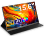 MobilView 15,6'' FHD Tragbarer IPS Monitor - mit Schutzhülle. Schlanker Monitor. Erweitert mobil den Arbeitsbereich von Laptops/Smartphones.
