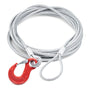ALFA LOGISTIK Anschlagseil Stahl 12mm 8m mit Haken und Öse: Stahlseil zum Anschlagen und Heben von Lasten.