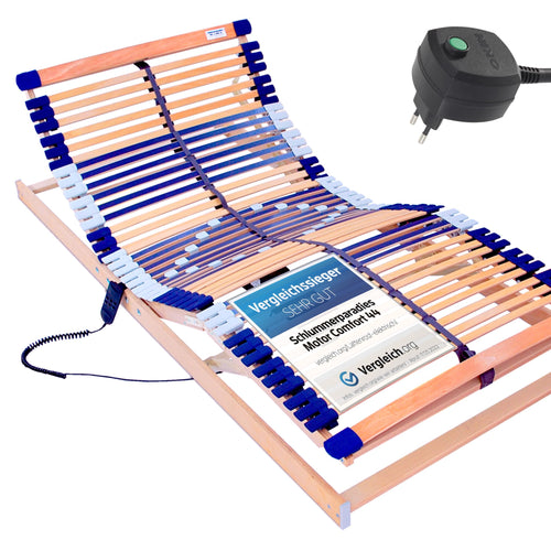 Motor Comfort 44 Elektr. Lattenrost Kopf-/Fussteil – Buche 90x200 cm