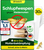 anwerk® Schlupfwespen biologisch gegen Kleidermotten - 30 Karten: Weiße Karten. Schlupfwespen legen Eier in Mottenlarven.