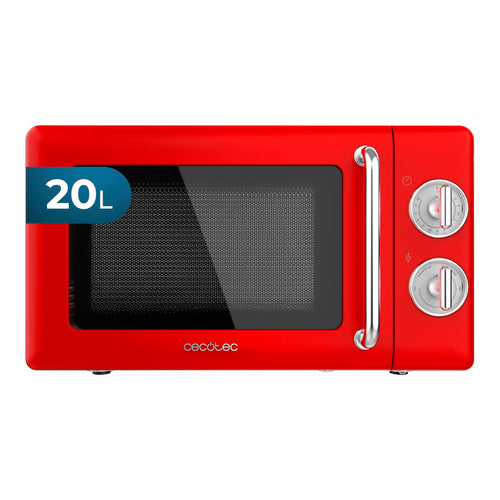 Cecotec Proclean 3010 Retro Red Mechanische Mikrowelle - 20L