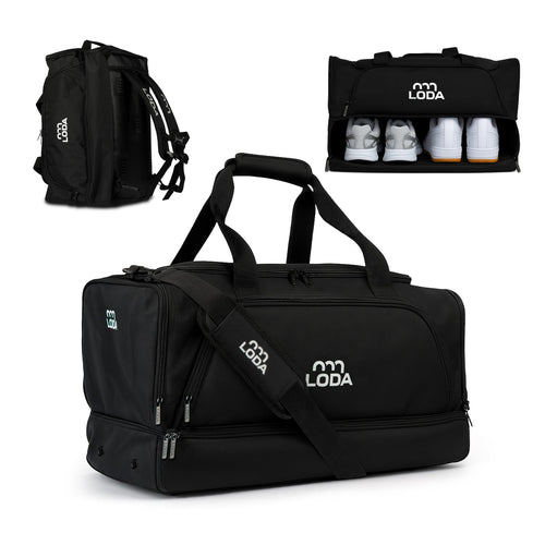 LODA compact Multifunktions-Sporttasche Rucksack 48 Liter