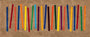 wash+dry Mixed Stripes Fussmatte Innen & Aussen - 80x200 cm. Gestreift; reinigt Schuhe innen & aussen.