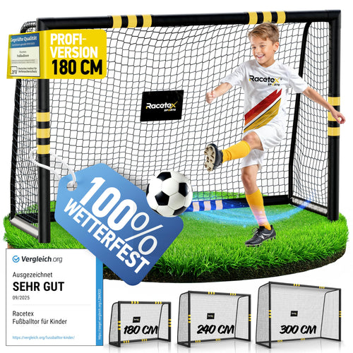 Racetex Fussballtor für Garten Kinder Erwachsene - 180x120cm