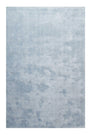 Homie Living Sienna Hochflor Teppich Hellblau Meliert 200x200 cm. Quadratischer, hellblauer Hochflor-Teppich zur Raumgestaltung.